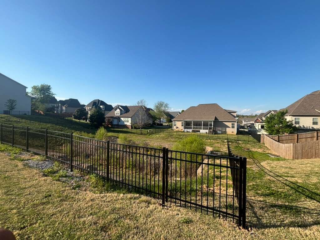 Professional fence installation project in Chattanooga TN